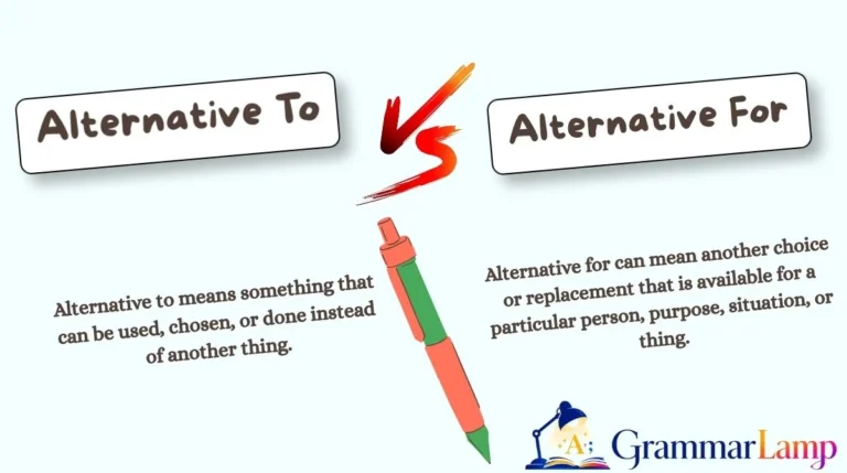 Alternative of vs Alternative for vs Alternative to