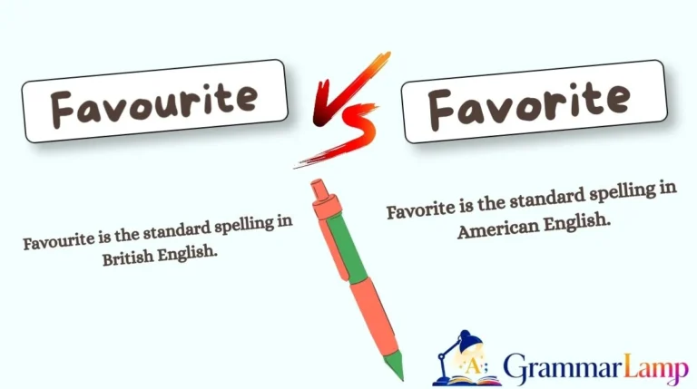 Favourite vs Favorite