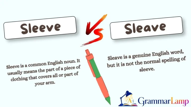 Sleeve vs Sleave