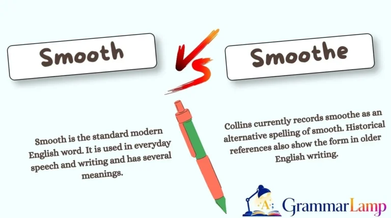 Smooth vs Smoothe
