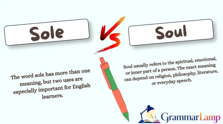 Sole vs Soul