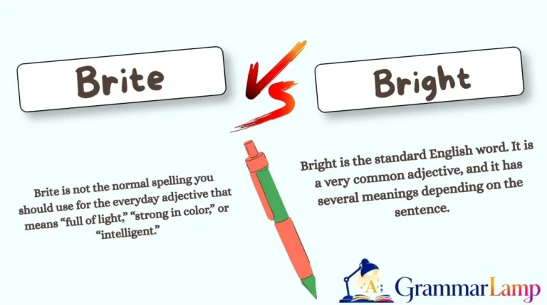 Brite vs Bright
