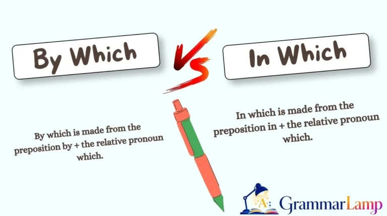 By Which vs In Which