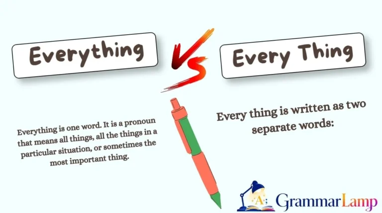 Everything vs Every Thing