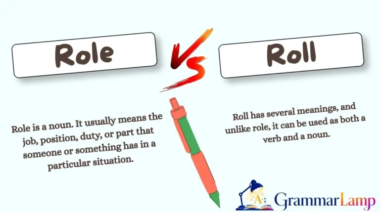 Role vs Roll