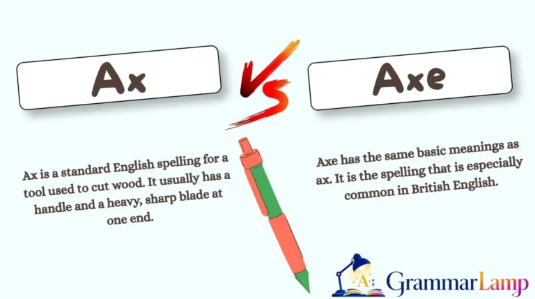 Ax vs Axe