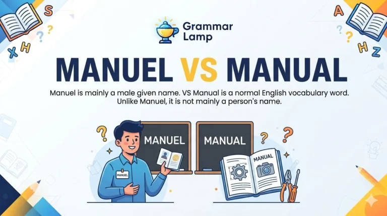Manuel vs Manual