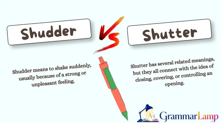 Shudder vs Shutter