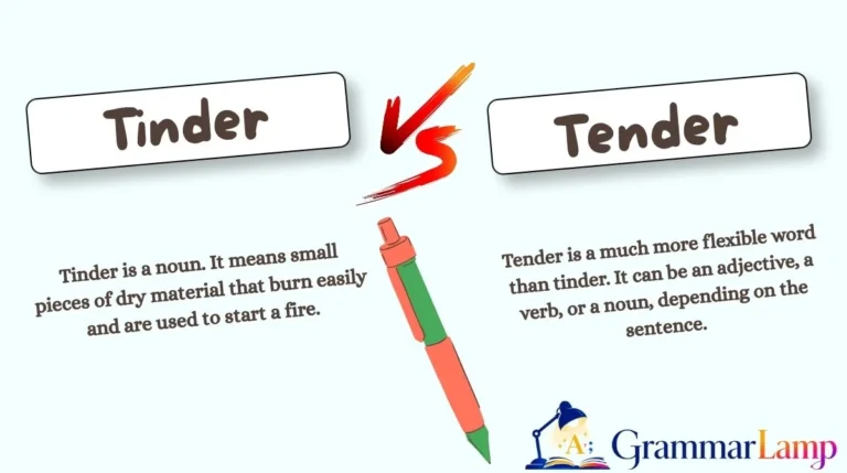 Tinder vs Tender