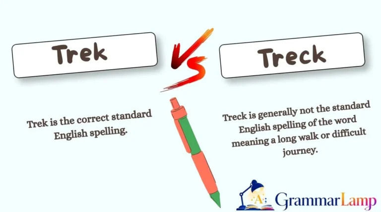 Trek vs Treck