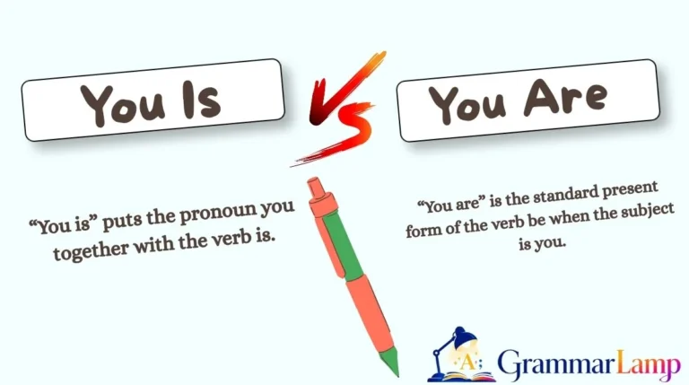 You Is vs You Are